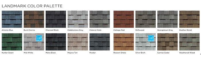 Shingle Colors