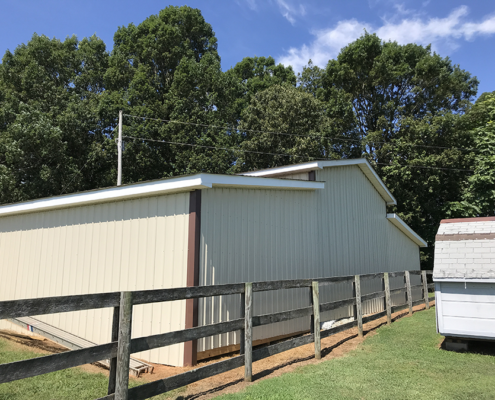 siding on barn